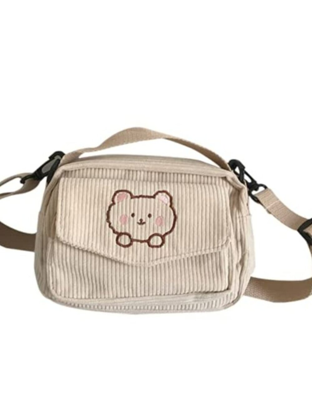 Kawaii Purse Crossbody Bag and Wallet - Corduroy Purse
